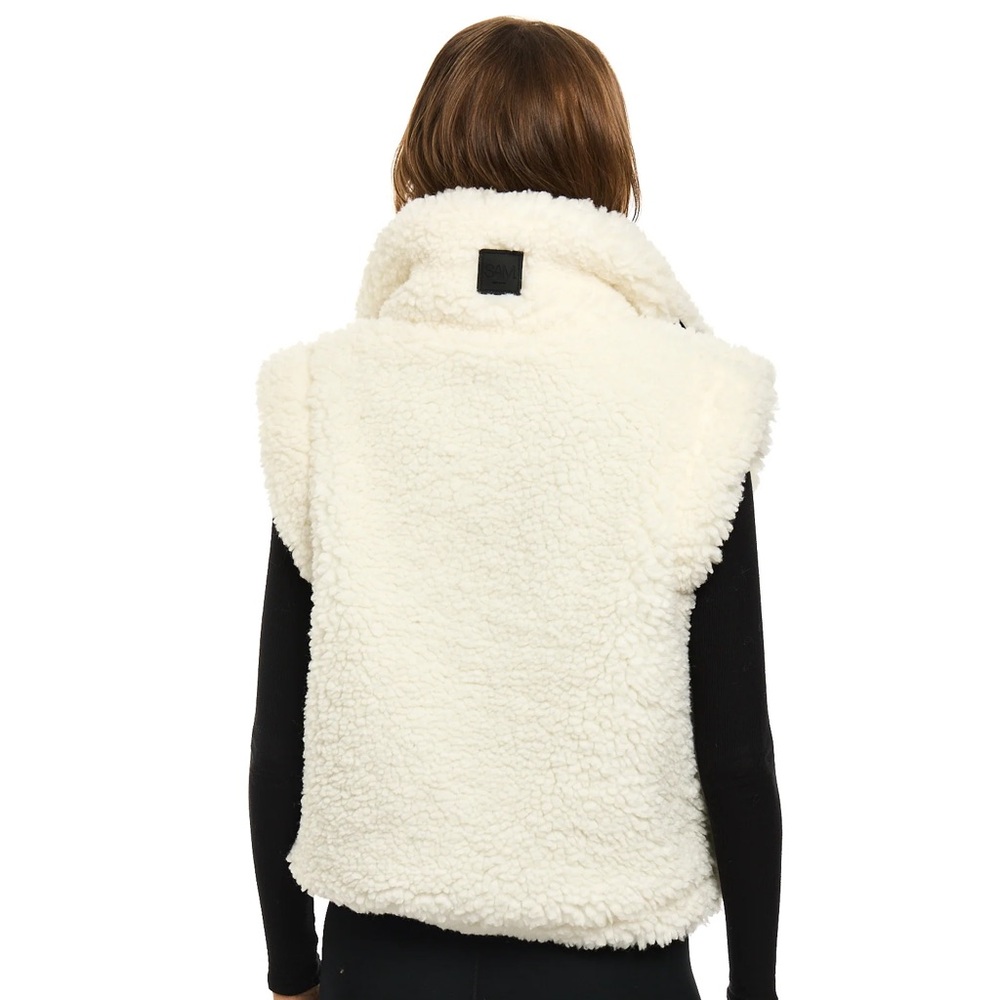 SAM Sherpa Vest in White - Picture 9 of 9